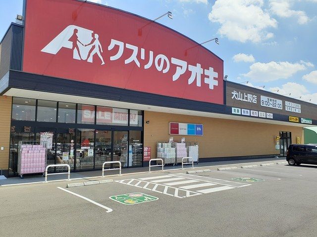 近くのクスリのアオキ 犬山上野店まで706m(徒歩9分)
