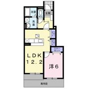 ウエスト・ヴィオラ・カ－サⅡの間取り画像