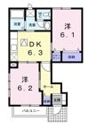 リヴァーパークBの間取り画像