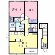 ノートルハウスⅠの間取り画像