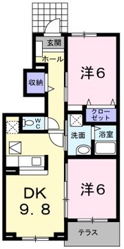 ノートルハウスⅡの間取り画像
