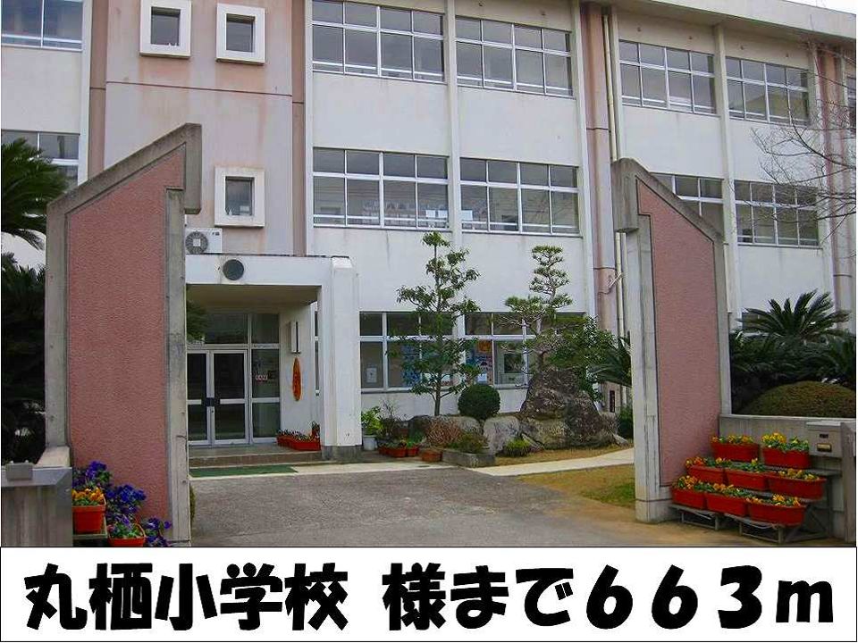 近くの丸栖小学校　様まで663m（徒歩9分）
