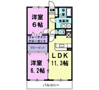 ジュネスⅡの間取り画像