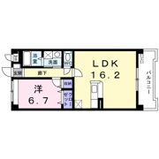 サウスヒルズ緑Cの間取り画像