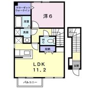ウィッシュⅠの間取り画像