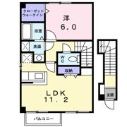 ウィッシュⅠの間取り画像
