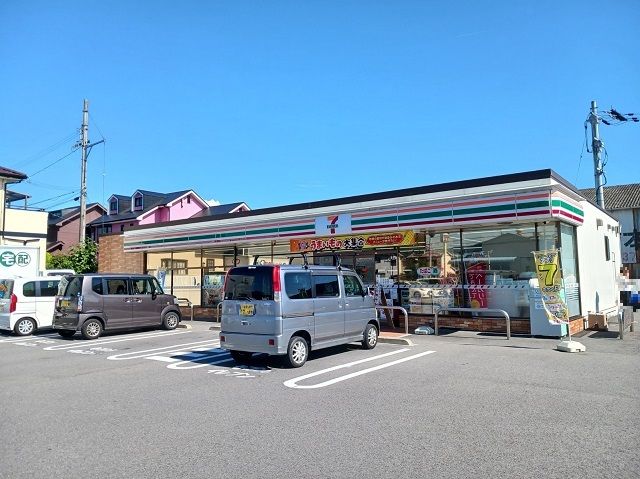 近くのセブンイレブン松山今在家店様まで500m（徒歩7分）