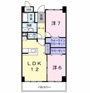 ハイエスト クレディアの間取り画像