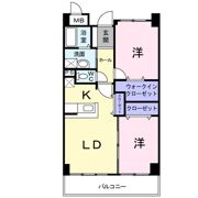 ハイエスト クレディアの間取り画像