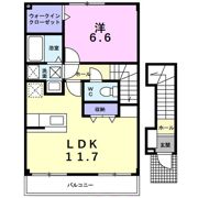 アルカンシエル・MⅡの間取り画像