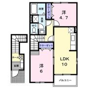 プラシードBの間取り画像