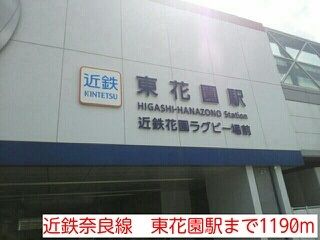近くの東花園駅まで1,190m(徒歩15分)