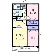 エストレーノ見川100の間取り画像
