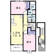 ヴィラ アンソレイエⅡの間取り画像