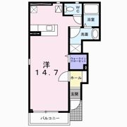 ブロッサムAの間取り画像