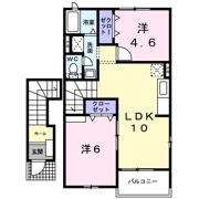 ブリッサ桜岡Aの間取り画像