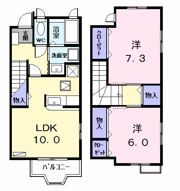 ピエールAの間取り画像