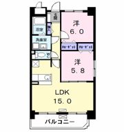 レジデンス港西の間取り画像
