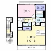 ハイムコンフォートBの間取り画像