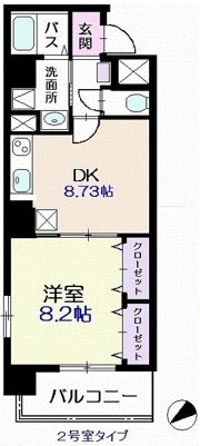 メゾン・フジ山伏町の間取り画像