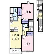 サンソーレ Aの間取り画像