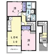 ソル・サリエンテ Aの間取り画像