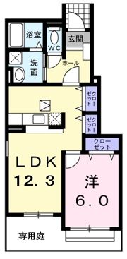 ラークBの間取り画像
