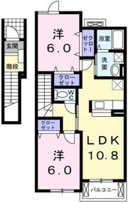 ラークBの間取り画像