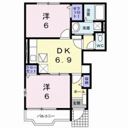 フォレスト小田中Aの間取り画像