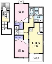 パルククレール・ササキ Bの間取り画像