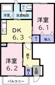 シャルマンの間取り画像