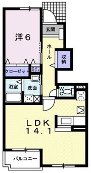 ピクシー ヒルズ Aの間取り画像