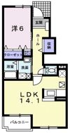 ピクシー ヒルズ Aの間取り画像