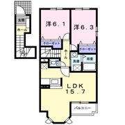 ピクシー ヒルズ Bの間取り画像