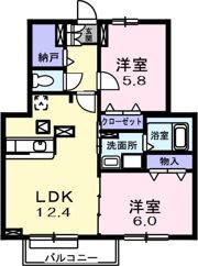 メイポールけやきBの間取り画像