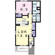 ル・レーブ Aの間取り画像