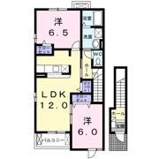 ル・レーブ Aの間取り画像
