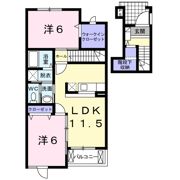 リバーサイドシティ B棟の間取り画像