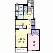 ルナ パレス Aの間取り画像