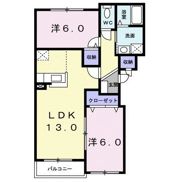 プラシード上野幌の間取り画像