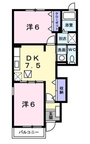 ピエール カーサの間取り画像