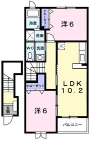 ピエール カーサの間取り画像