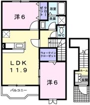 シリアス21B棟の間取り画像
