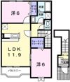 シリアス21B棟の間取り画像