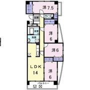 グランソレイユ西中央の間取り画像