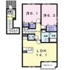 イル フィオーレBの間取り画像