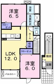 グランデ・フォレスタBの間取り画像