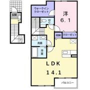カルム オーブの間取り画像