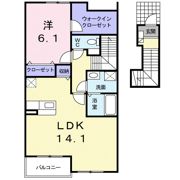 カルム オーブの間取り画像