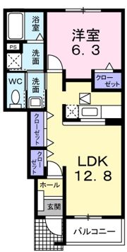 サンリットBの間取り画像